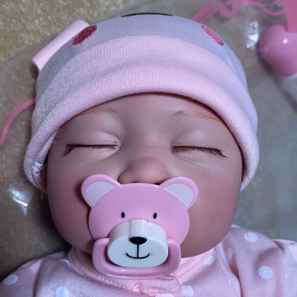 Reborn Style Sleeping Girl Baby Doll - NEW in Box - Picture 1 of 11